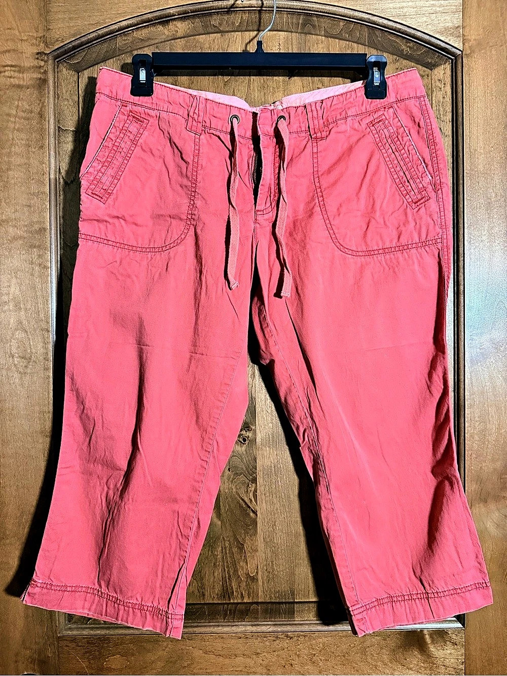 American Eagle Outfitters capri pants Coral pink Size 14